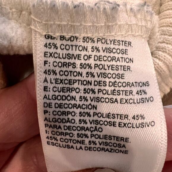 The North Face Gardenia White Never Stop Exploring Hoodie Women’s M Cozy Fleece - Picture 7 of 8